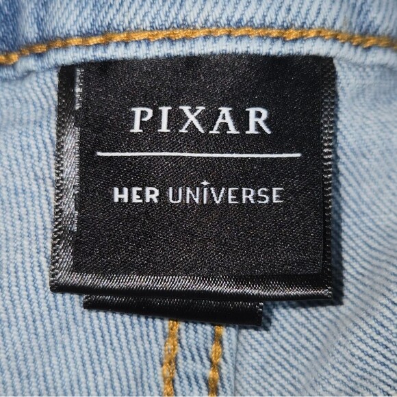 Her Universe / Pixar Toy Story Med-Light Wash High Rise Mom Jeans Plus Size 22 - Picture 10 of 13